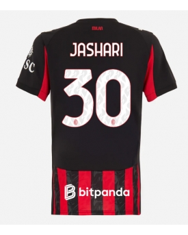 Billige Fotballdrakt AC Milan Ardon Jashari #30 Replika Hjemmedrakt Dame 2025-26 Kortermet Billige Fotballdrakt AC Milan Ardon Jashari #30 Replika Hjemmedrakt Dame 2025-26 Kortermet